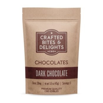 100mg Bag of Dark Chocolate UK – Crafted Bites & Delights