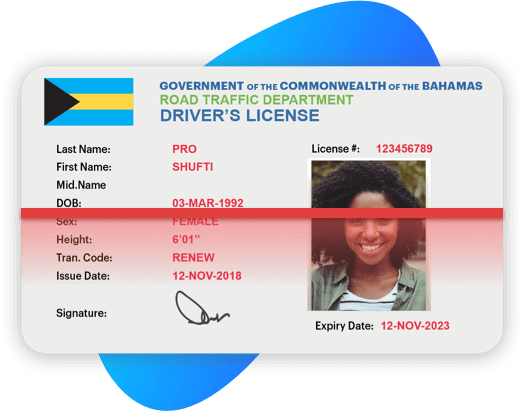 Bahamas Fake Driver’s License for Sale