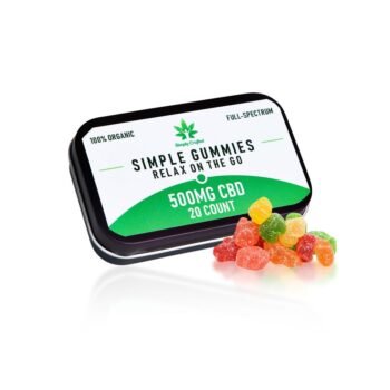 Buy 500mg CBD Gummies (20 Count) UK