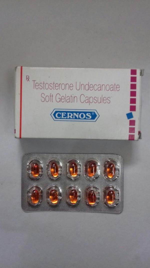 Buy Cernos caps Testosterone Oral capsule 40mg Sun pharma