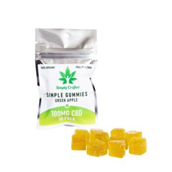 Green Apple CBD Gummies (10 Pack) UK