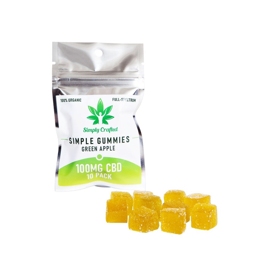Green Apple CBD Gummies (10 Pack) UK