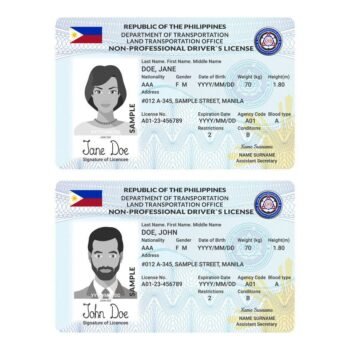 Philippines Fake Driver’s License for Sale