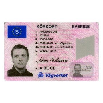Buy Fake Driver’s License of Sweden