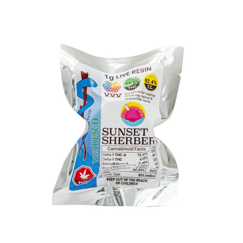 Viridesco Live Resin – Sunset Sherbert