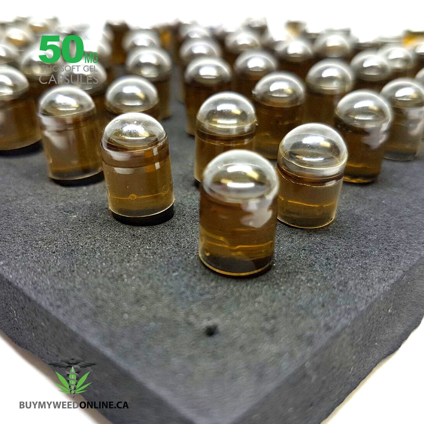 50MG THC HEMP SEED OIL CAPSULES - Image 2