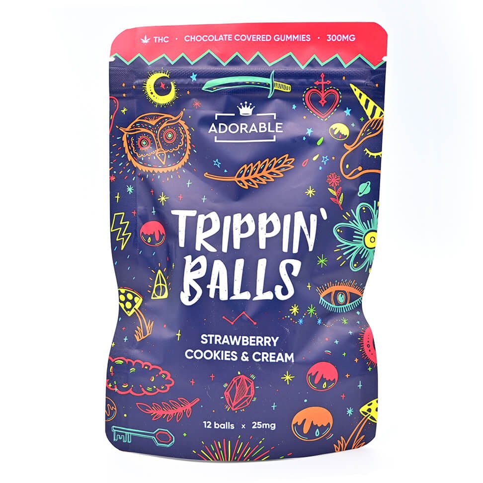 300mg THC infused Trippin Balls – Adorable