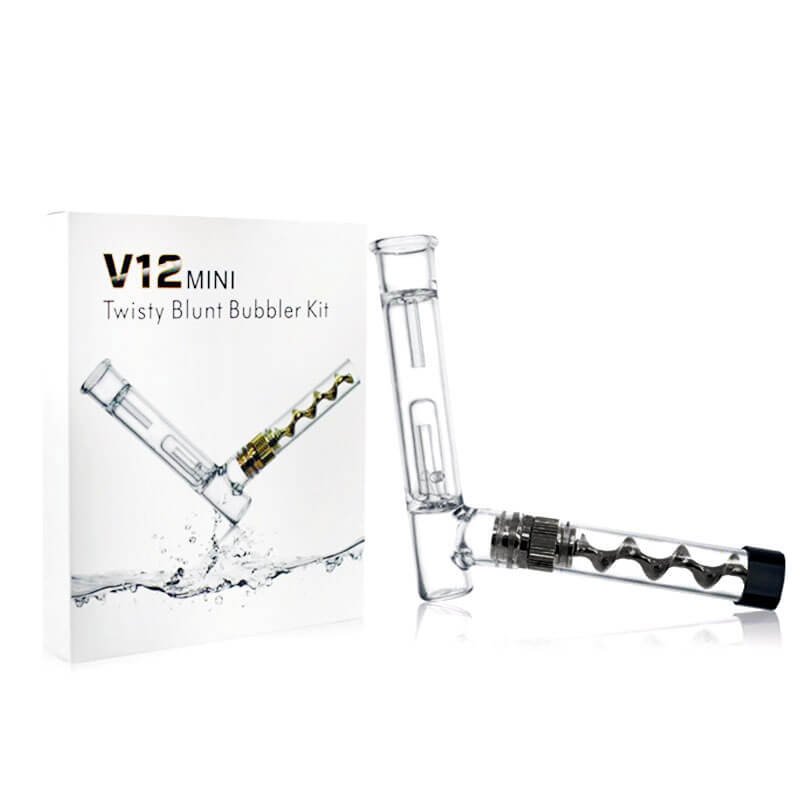 V12 Mini Twisty Glass Bubbler Kit - Image 3