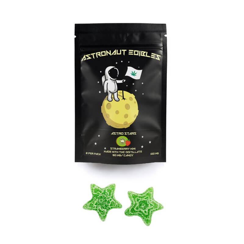 ASTRONAUT GUMMY STARS 50mg X 2 – Strawberry Kiwi