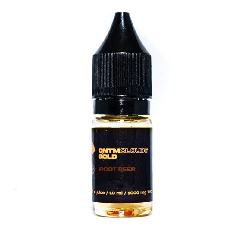 QNTM CLOUDS GOLD THC VAPE LIQUID ROOT BEER – 1000MG
